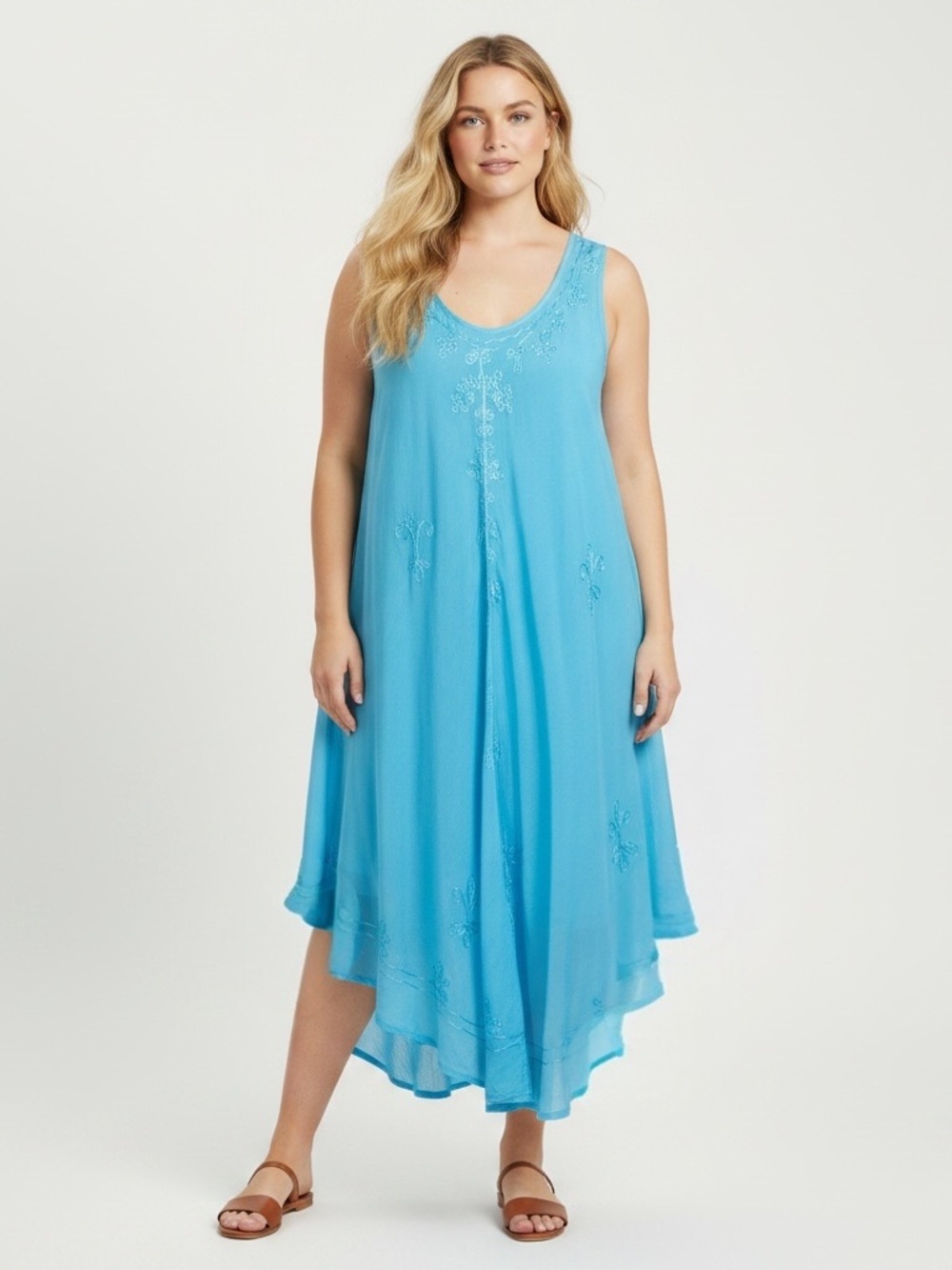 VINTAGE DOUBLE DECKER Embroidered Dress